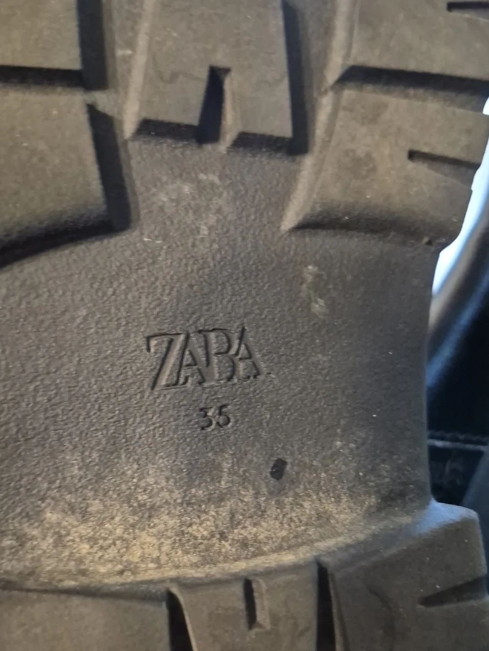 Zara Black Faux Leather Boots Kids